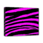 Pink Zebra Canvas 10  x 8  (Stretched)