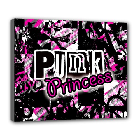 Punk Princess Deluxe Canvas 24  x 20  (Stretched) from UrbanLoad.com