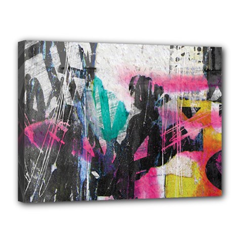 Graffiti Grunge Canvas 16  x 12  (Stretched) from UrbanLoad.com