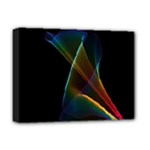 Abstract Rainbow Lily, Colorful Mystical Flower  Deluxe Canvas 16  x 12  (Framed) 