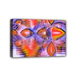 Crystal Star Dance, Abstract Purple Orange Mini Canvas 6  x 4  (Framed)