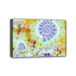 Golden Violet Sea Shells, Abstract Ocean Mini Canvas 6  x 4  (Framed)