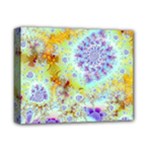 Golden Violet Sea Shells, Abstract Ocean Deluxe Canvas 14  x 11  (Framed)