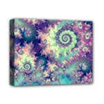 Violet Teal Sea Shells, Abstract Underwater Forest Deluxe Canvas 14  x 11  (Stretched)