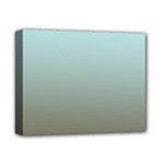 Blue Gold Gradient Deluxe Canvas 14  x 11  (Framed)