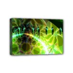 Dawn Of Time, Abstract Lime & Gold Emerge Mini Canvas 6  x 4  (Framed)
