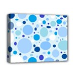 Bubbly Blues Deluxe Canvas 14  x 11  (Framed)