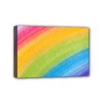 Acrylic Rainbow Mini Canvas 6  x 4  (Framed)