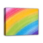 Acrylic Rainbow Deluxe Canvas 14  x 11  (Framed)