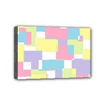 Mod Pastel Geometric Mini Canvas 6  x 4  (Framed)
