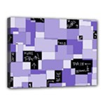 Purple Pain Modular Canvas 16  x 12  (Framed)