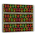 Aztec Style Pattern Canvas 24  x 20  (Framed)