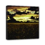 Dark Meadow Landscape  Mini Canvas 6  x 6  (Framed)