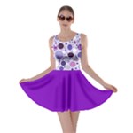 Purple Awareness Dots Skater Dress