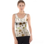 Yellow Whimsical Flowers  Tank Top