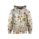 Yellow Whimsical Flowers  Kids  Zipper Hoodie