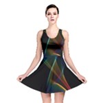 Abstract Rainbow Lily, Colorful Mystical Flower  Reversible Skater Dress