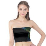 Abstract Rainbow Lily, Colorful Mystical Flower  Tube Top