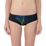 Abstract Rainbow Lily, Colorful Mystical Flower  Classic Bikini Bottoms