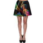 Crystal Rainbow, Abstract Winds Of Love  Skater Skirt
