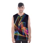 Crystal Rainbow, Abstract Winds Of Love  Men s Basketball Tank Top