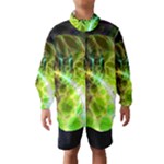Dawn Of Time, Abstract Lime & Gold Emerge Wind Breaker (Kids)