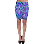 Peacock Crystal Palace Of Dreams, Abstract Bodycon Skirts