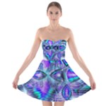 Peacock Crystal Palace Of Dreams, Abstract Strapless Dresses