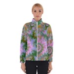 Rose Forest Green, Abstract Swirl Dance Winterwear