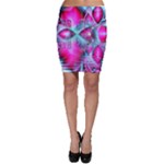 Ruby Red Crystal Palace, Abstract Jewels Bodycon Skirts