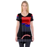 Geometrical abstraction Short Sleeve Tunic 