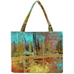 Autumn Landscape Impressionistic Design Mini Tote Bag