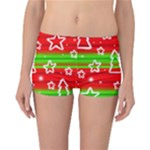 Christmas pattern Reversible Boyleg Bikini Bottoms