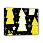 Yellow playful Xmas Deluxe Canvas 14  x 11 