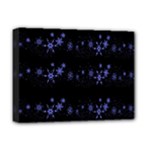 Xmas elegant blue snowflakes Deluxe Canvas 16  x 12  
