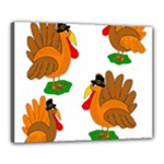 Thanksgiving turkeys Canvas 20  x 16 