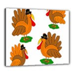 Thanksgiving turkeys Canvas 24  x 20 