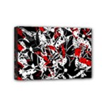 Red abstract flowers Mini Canvas 6  x 4 