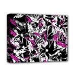 Purple abstract flowers Deluxe Canvas 14  x 11 