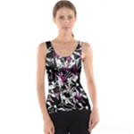 Purple abstract flowers Tank Top
