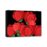 Red tulips Mini Canvas 7  x 5 