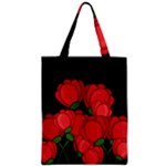 Red tulips Zipper Classic Tote Bag