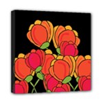 Orange tulips Mini Canvas 8  x 8 