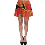 Orange tulips Skater Skirt