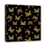 Insects Motif Pattern Mini Canvas 8  x 8 