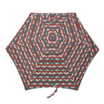 Geometric Waves Mini Folding Umbrellas