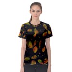 Floral abstraction Women s Sport Mesh Tee