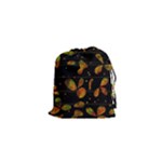 Floral abstraction Drawstring Pouches (XS) 