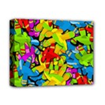Colorful airplanes Deluxe Canvas 14  x 11 