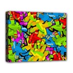 Colorful airplanes Deluxe Canvas 20  x 16  